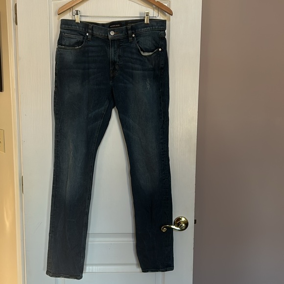 Michael Kors Men's Parker Slim-Fit Stretch Blue Jeans Summer 2022 33/34 - Picture 6 of 16